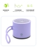 EWA Портативная Bluetooth колонка фиолетовая A127 Violet, 3 Вт