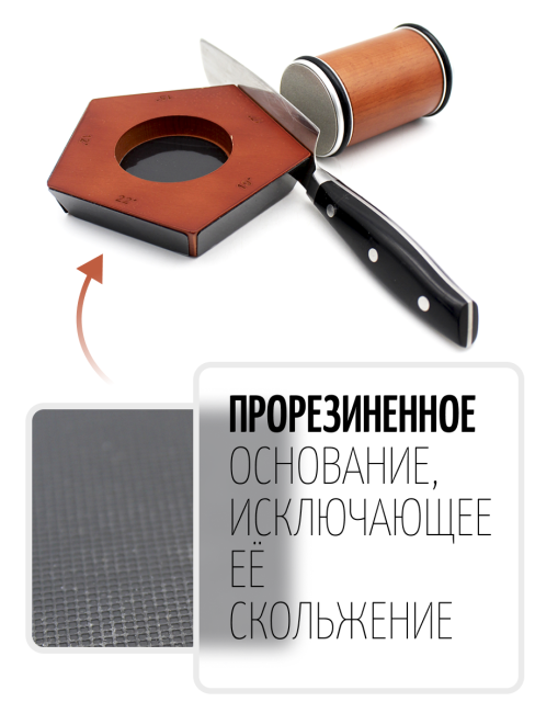 Точилка для ножей роликовая магнитная 2 точильных алмазных диска 5 углов заточки (24961)