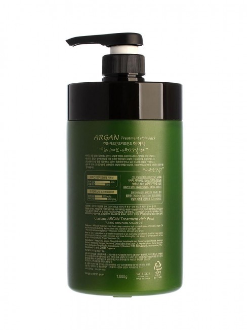 Welcos Маска для волос с маслом Арганы Confume Argan Treatment Hair Pack, 1000 мл