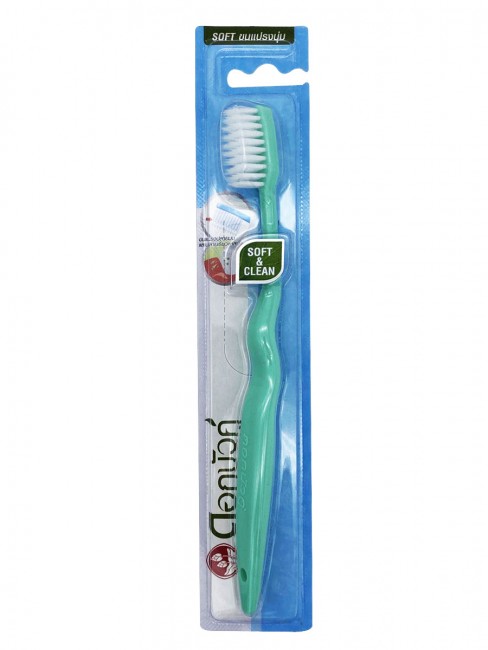 Twin Lotus Зубная щетка «Мягкость и чистота» Soft & Clean Toothbrush (green)