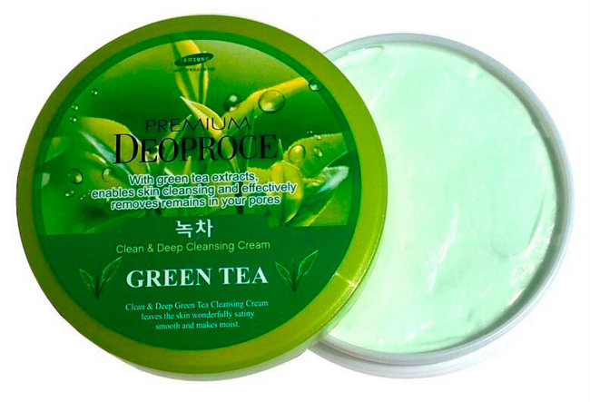 Deoproce Premium Clean & Deep Green Tea Cleansing Cream Крем для лица очищающий с экстрактом зеленого чая, 300 г Deoproce Premium Clean & Deep Green Tea Cleansing Cream Крем для лица очищающий с экстрактом зеленого чая, 300 г
