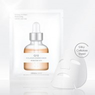 Dermal Shop Collagen Essence Mask Q10 Инновационная коллагеновая маска для лица c комплексом аминокислот, витаминов, пептидов и коэнзимом Q10, 25 г