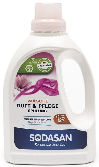 Sodasan Duft & Pflege Spuling Кондиционер для белья с ароматом Магнолии, 750 мл