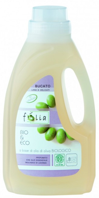 Folia ЭКО Жидкое средство для ручной и машинной стирки шерсти и деликатных тканей, 1 л.