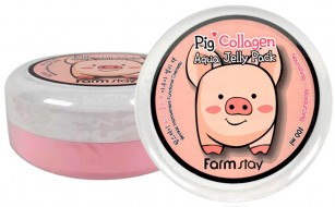 FarmStay Collagen Aqua Piggy Jelly Pack Маска-желе увлажняющая со свиным коллагеном, 100 мл FarmStay Collagen Aqua Piggy Jelly Pack Маска-желе увлажняющая со свиным коллагеном, 100 мл