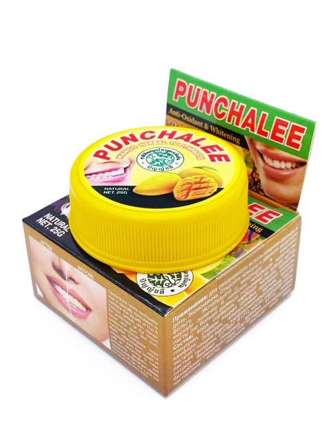 Punchalee Зубная паста растительная с экстрактом Манго Mango Herbal Toothpaste, 25 г Punchalee Зубная паста растительная с экстрактом Манго Mango Herbal Toothpaste, 25 г