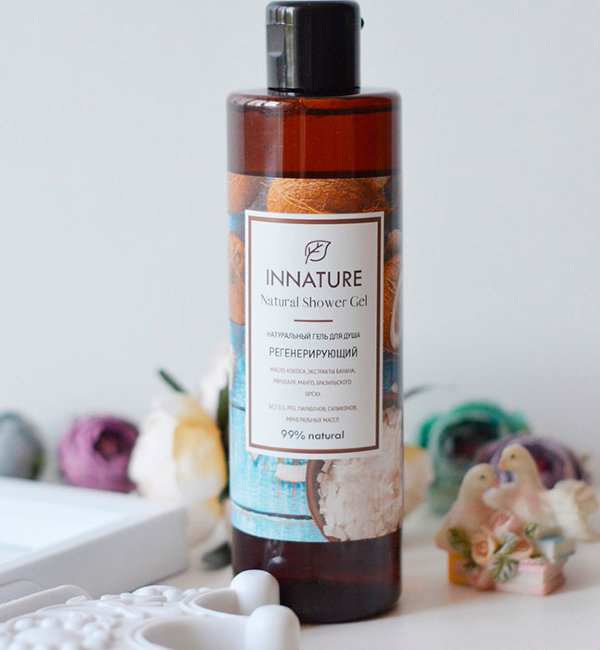 Innature Гель для душа Регенерирующий, 250 мл
