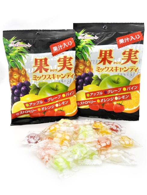 Sakuma Карамель леденцовая 6 вкусов "Фруктовый Микс" Fruit Mix Candy, 2 уп*90 г Sakuma Карамель леденцовая 6 вкусов "Фруктовый Микс" Fruit Mix Candy, 2 уп*90 г