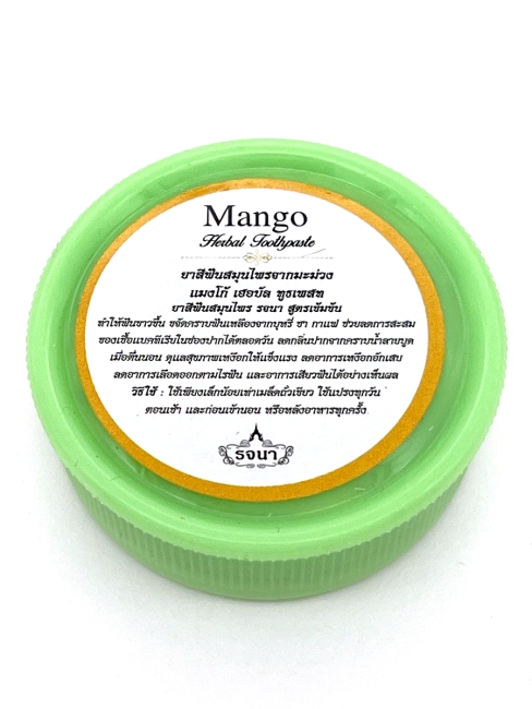 Rochjana Зубная паста отбеливающая растительная с экстрактом манго Mango Herbal Toothpaste, 30 г