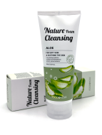 FoodaHolic Увлажняющая пенка для умывания с экстрактом алоэ Nature Foam Cleansing Aloe, 150 мл