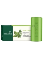 Biotique Мыло восстанавливающее с базиликом и петрушкой Basil & Parsley Revitalizing Body Soap, 150 г Biotique Мыло восстанавливающее с базиликом и петрушкой Basil & Parsley Revitalizing Body Soap, 150 г