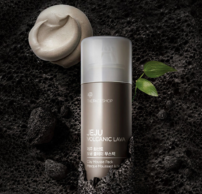 THE FACE SHOP Jeju Volcanic Clay Mousse Pack Глиняная маска для лица, 100 мл