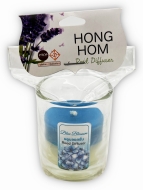 Hong Hom Ароматическая свеча из натурального воска голубой цветок Blue Blossom Aroma Candle, 15 мл