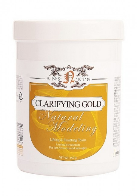 Anskin Маска альгинатная лифтинг-эффект Natural Clarifying Gold Modeling Mask, 450 г