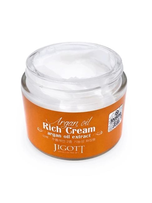 Jigott Крем для лица питательный с аргановым маслом Argan Oil Reach Cream, 70 мл Jigott Крем для лица питательный с аргановым маслом Argan Oil Reach Cream, 70 мл