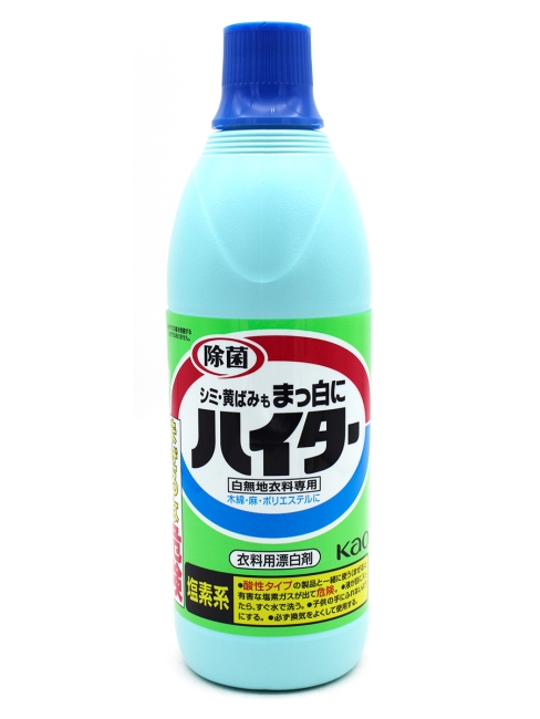 KAO Отбеливатель для стирки светлого белья хлорный Haiter Bleach, 600 мл KAO Отбеливатель для стирки светлого белья хлорный Haiter Bleach, 600 мл