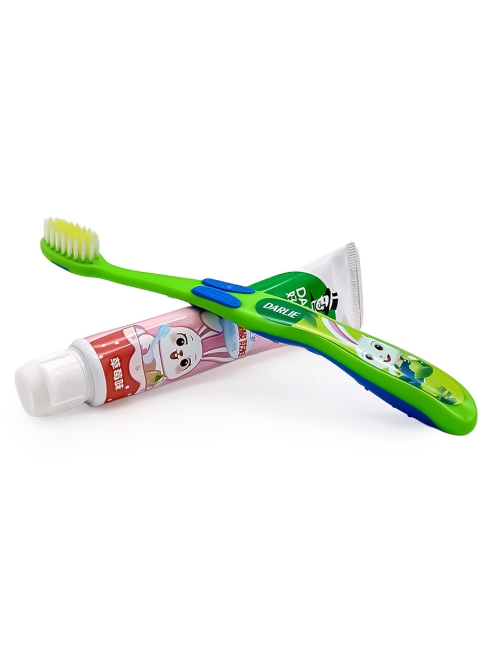 Darlie Набор детская зубная паста Клубника и зубная щетка Baby Rabbit Children's Set, 40 г Darlie Набор детская зубная паста Клубника и зубная щетка Baby Rabbit Children's Set, 40 г
