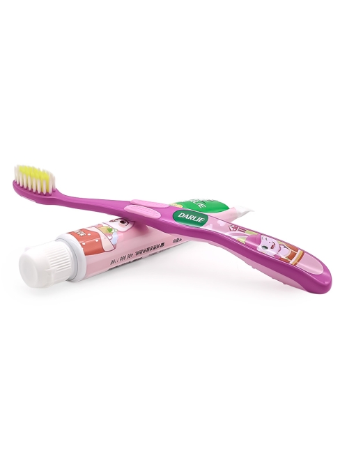 Darlie Набор детская зубная паста Клубника и зубная щетка Baby Rabbit Children's Set, 40 г Darlie Набор детская зубная паста Клубника и зубная щетка Baby Rabbit Children's Set, 40 г