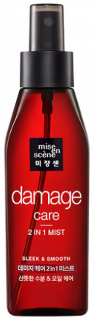Mise en Scene Damage Care 2 in 1 Sleek & Smooth Mist Восстанавливающий мист, 150 мл