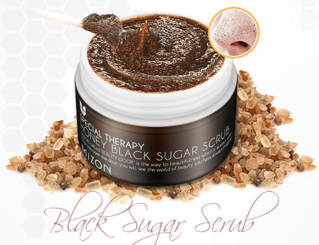 MIZON Honey Black Sugar Scrub Скраб с черным сахаром, 90 г