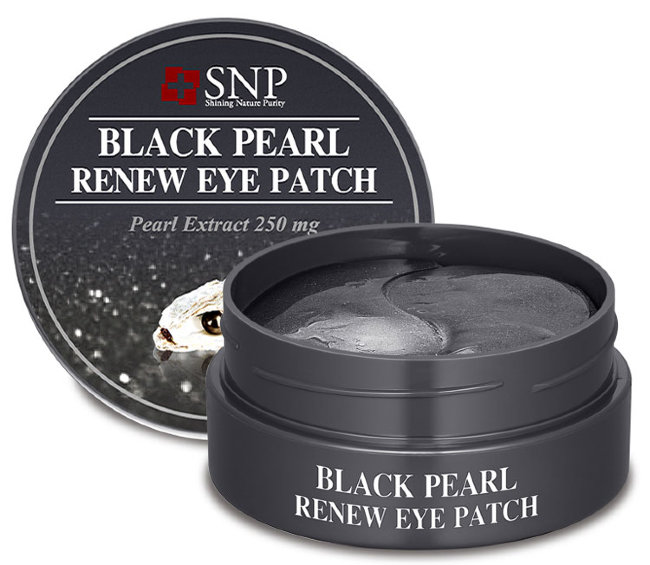 SNP Black Pearl Renew Eye Patch Гидрогелевые патчи для области вокруг глаз с экстрактом черного жемчуга, 60 шт
