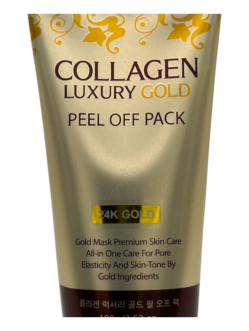 3W Clinic Маска-пленка для лица с золотом и коллагеном Collagen & Luxury Gold Peel Off Pack, 100 мл 3W Clinic Маска-пленка для лица с золотом и коллагеном Collagen & Luxury Gold Peel Off Pack, 100 мл