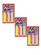 Coris Жевательная резинка, 3 вкуса Лимон, Ягода, Зеленое яблоко, 3*15 г