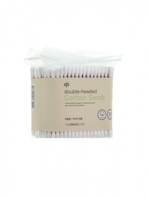 The Face Shop Ватные палочки Daily Beauty Tools Cotton Swabs 300 шт The Face Shop Ватные палочки Daily Beauty Tools Cotton Swabs 300 шт