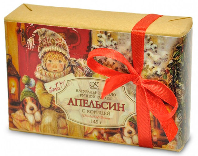 Kleona Подарочное мыло "Апельсин", 145 г Kleona Подарочное мыло "Апельсин", 145 г