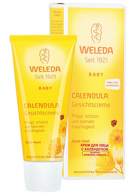 Weleda Детский крем для лица с календулой, 50 мл