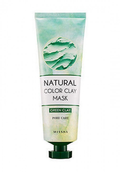 MISSHA Natural Color Clay Mask Green Pore Care Глиняная очищающая маска для лица, 137 г MISSHA Natural Color Clay Mask Green Pore Care Глиняная очищающая маска для лица, 137 г