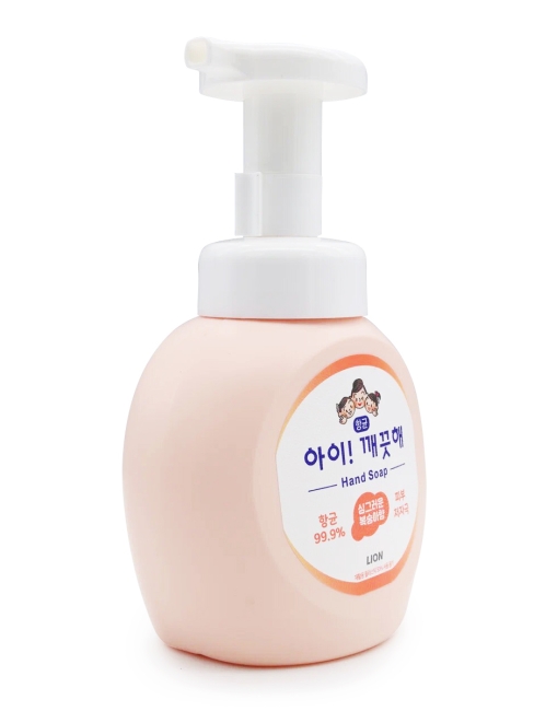 LION Жидкое пенное антибактериальное мыло для рук с экстрактом персика Ai Kekute Foam Hand Soap Peach, 250 мл LION Жидкое пенное антибактериальное мыло для рук с экстрактом персика Ai Kekute Foam Hand Soap Peach, 250 мл