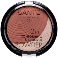 Sante Контуринг и Бронзер 2 в 1 №01 Светлый, 9 г
