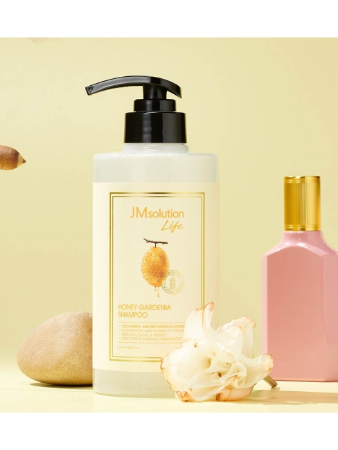 JMsolution Шампунь для волос с экстрактом меда Life Honey Gardenia Shampoo, 500 мл