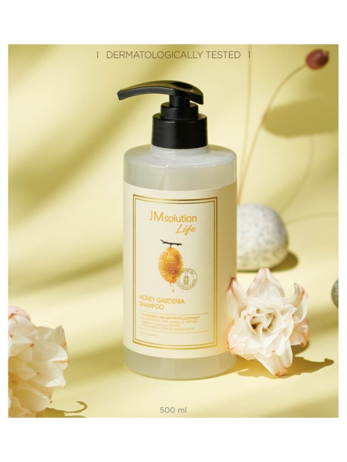 JMsolution Шампунь для волос с экстрактом меда Life Honey Gardenia Shampoo, 500 мл