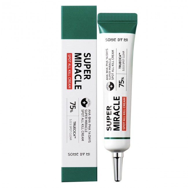 Some By Mi Точечный крем для проблемной кожи AHA-BHA-PHA 14DAYS Super miracle Spot All Kill Cream, 50 г