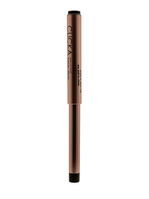 CLICKA Жидкая подводка для глаз автоматическая темно-коричневая Automatic Lid Liquid Brush Eyeliner Dark Brown, 0,6 г CLICKA Жидкая подводка для глаз автоматическая темно-коричневая Automatic Lid Liquid Brush Eyeliner Dark Brown, 0,6 г