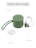 EWA Портативная Bluetooth колонка зеленая A127 Green, 3 Вт
