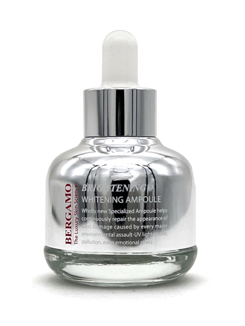 Bergamo Сыворотка для лица для выравнивания тона Brightening Whitening Ampoule, 30 мл Bergamo Сыворотка для лица для выравнивания тона Brightening Whitening Ampoule, 30 мл