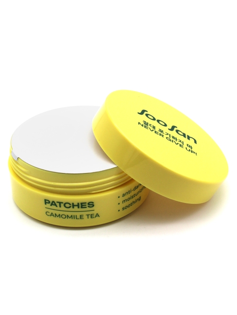 SOOSAN Патчи для глаз от отеков и мешков с экстрактом ромашки Patches With Camomile Tea, 60 шт SOOSAN Патчи для глаз от отеков и мешков с экстрактом ромашки Patches With Camomile Tea, 60 шт