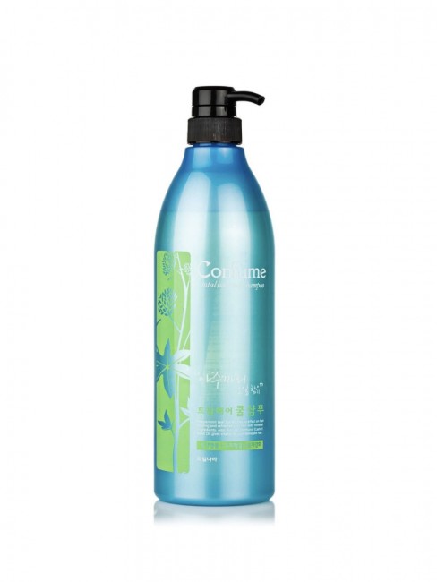 Welcos Шампунь для волос c экстрактом мяты Confume Total Hair Cool Shampoo, 950 мл