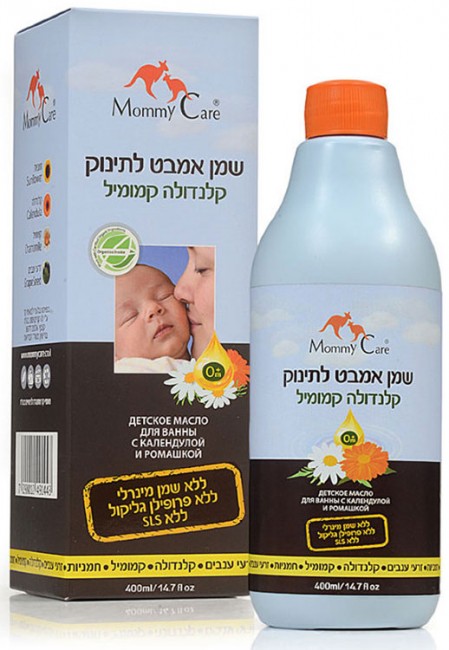 Mommy Care Масло для ванны с календулой и ромашкой, 400 мл