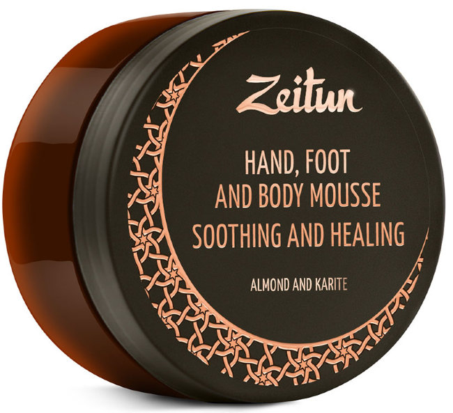 Zeitun Смягчающий восстанавливающий мусс для тела, рук и ног "Миндаль и карите", 200 мл Zeitun Смягчающий восстанавливающий мусс для тела, рук и ног "Миндаль и карите", 200 мл