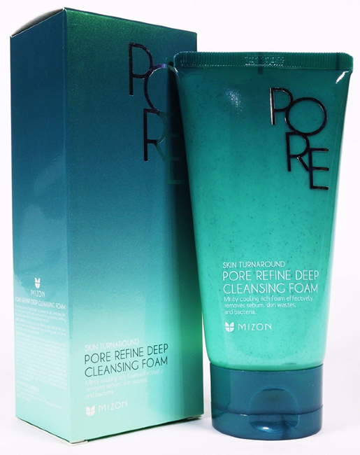 MIZON Pore Refine Deep Cleansing Foam Пенка для умывания кожи с расширенными порами, 120 мл
