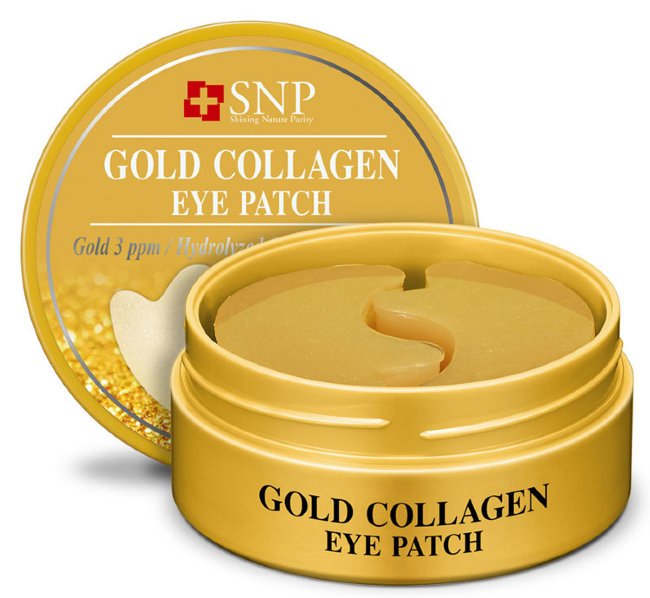 SNP Гидрогелевые патчи с Золотом и Коллагеном Gold Collagen Eye Patch, 60 шт