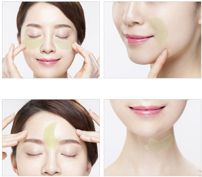 SNP Гидрогелевые патчи с Золотом и Коллагеном Gold Collagen Eye Patch, 60 шт