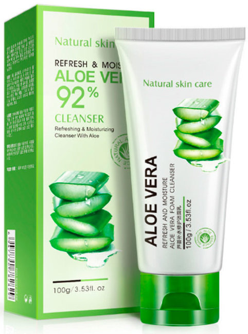 Bioaqua Aloe Vera Пенка для умывания, 100 г Bioaqua Aloe Vera Пенка для умывания, 100 г