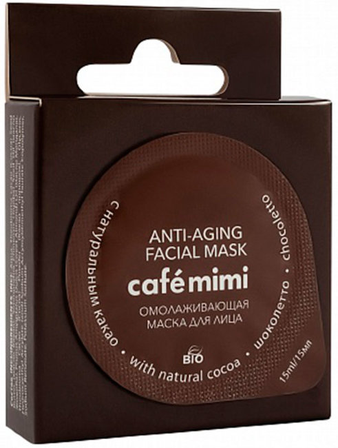 Кафе Красоты le Cafe Mimi Гель-маска для лица Шоколетто омолаживающая, 15 мл Кафе Красоты le Cafe Mimi Гель-маска для лица Шоколетто омолаживающая, 15 мл