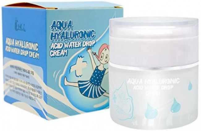 Elizavecca Aqua Hyaluronic Acid Water Drop Cream Увлажняющий крем для лица с гиалуроновой кислотой, 50 мл Elizavecca Aqua Hyaluronic Acid Water Drop Cream Увлажняющий крем для лица с гиалуроновой кислотой, 50 мл