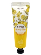 Deoproce Крем для рук парфюмированный с экстрактом цитрона Sweet Honey Yuja Perfumed Hand Cream, 50 г